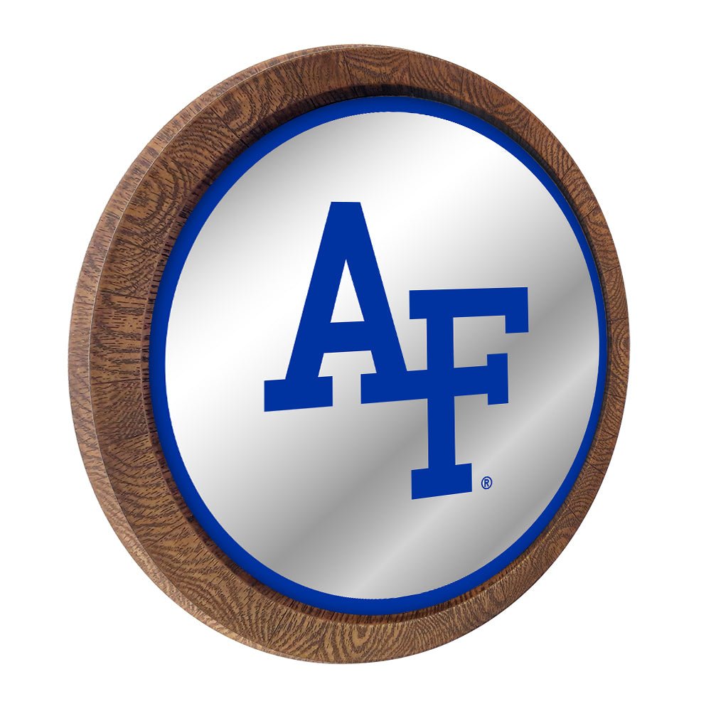 Air Force Falcons: Mirrored Barrel Top Mirrored Wall Sign - The Fan-Brand