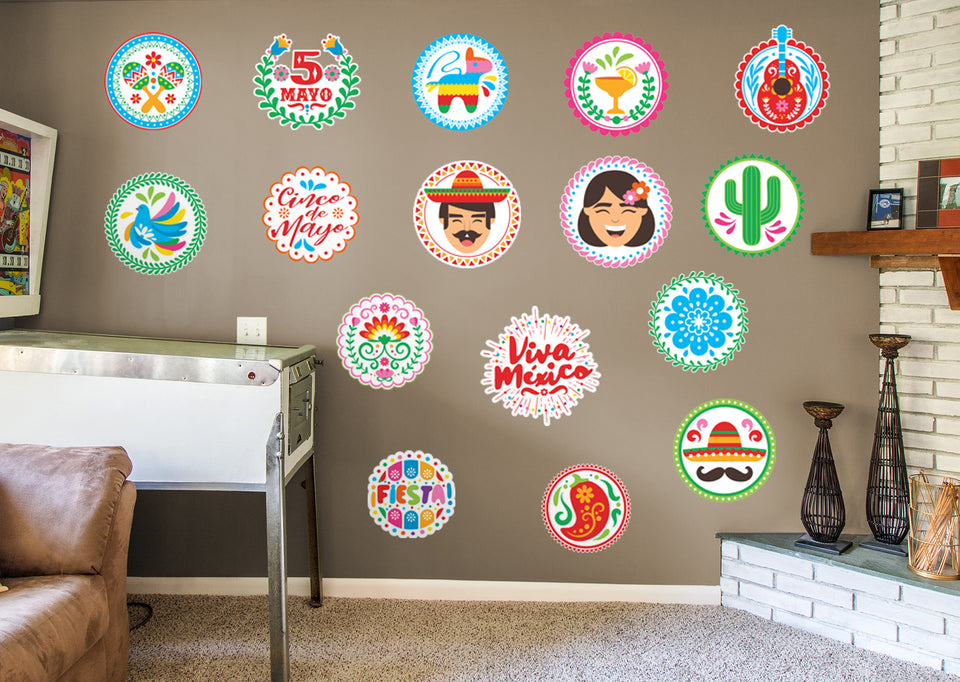16 Decals  (14"W x 14"H)