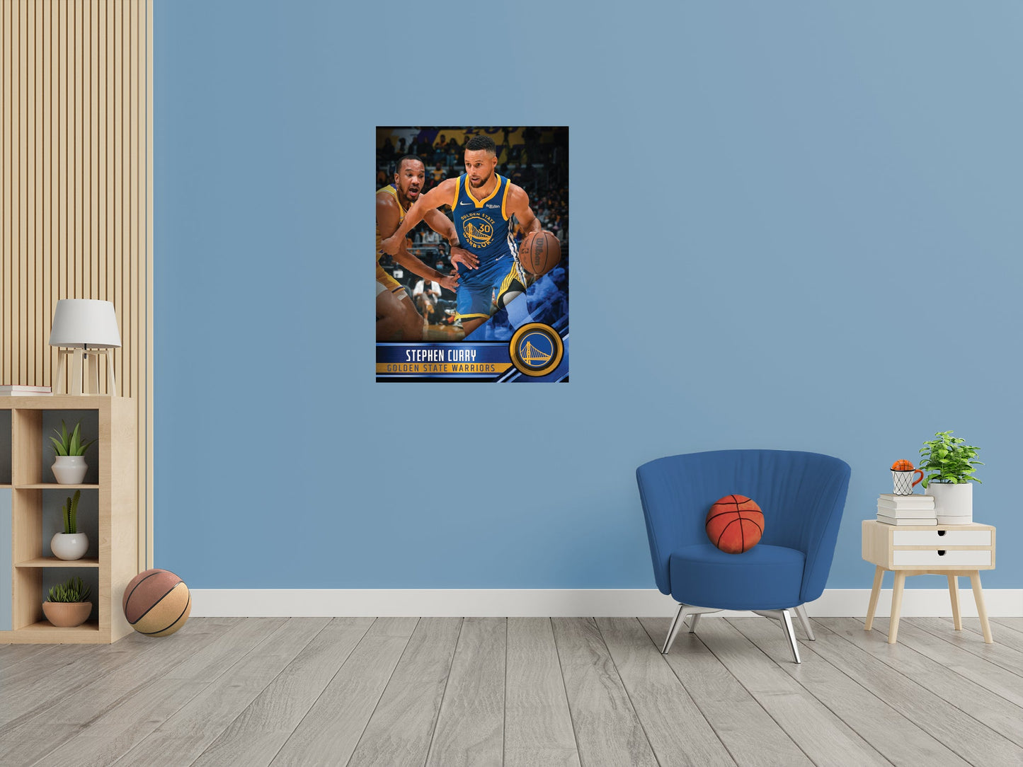 Golden State Warriors: Stephen Curry Poster - Officially Licensed NBA Removable Adhesive Decal