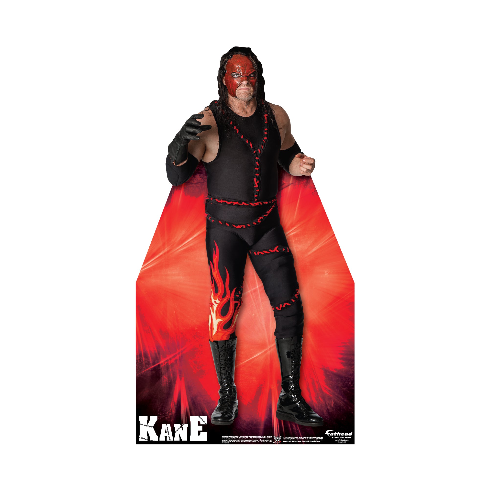 Kane - WWE - Mini Stand Out - Official WWE - Cardstock Cutout – Fathead