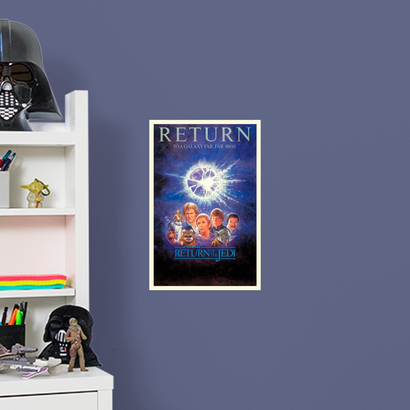 Return of the Jedi 40th: RETURN Movie Poster - Officially Licensed Star Wars Removable Adhesive Decal