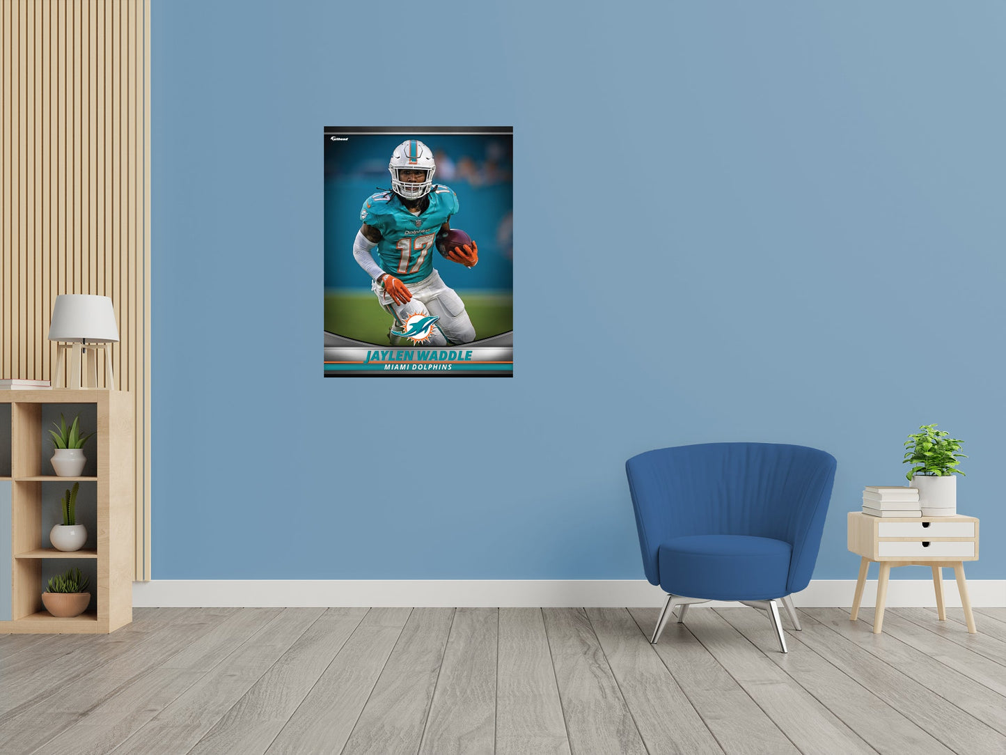 Miami Dolphins: Jaylen Waddle GameStar - Officially Licensed NFL Removable Adhesive Decal