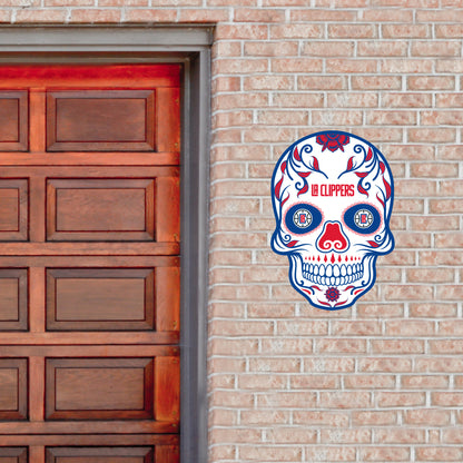 Los Angeles Clippers:   Skull Outdoor Logo        - Officially Licensed NBA    Outdoor Graphic