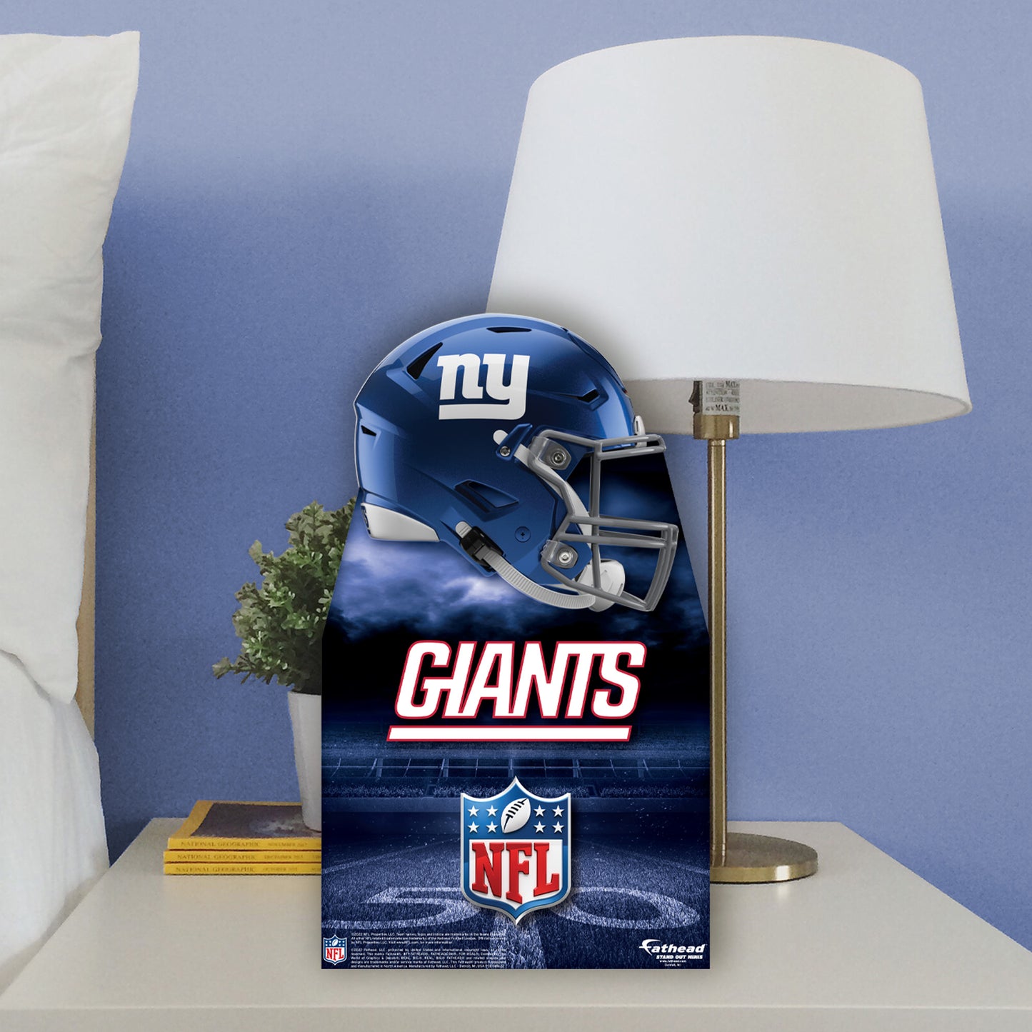 New York Giants:  2022 Helmet  Mini   Cardstock Cutout  - Officially Licensed NFL    Stand Out
