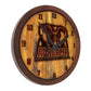 Alabama Crimson Tide: Al Logo - Branded "Faux" Barrel Top Wall Clock - The Fan-Brand