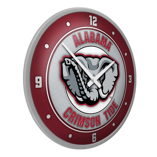 Alabama Crimson Tide: Al Logo - Modern Disc Wall Clock - The Fan-Brand