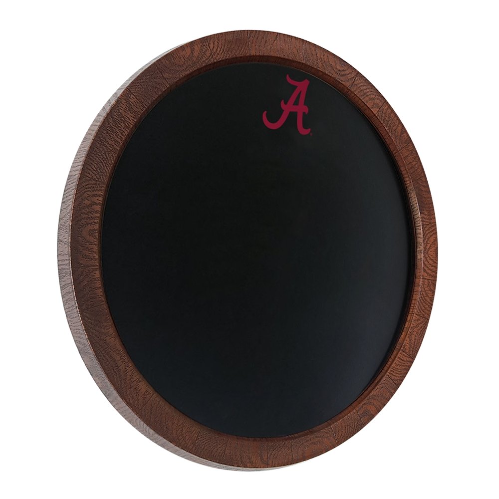 Alabama Crimson Tide: Chalkboard "Faux" Barrel Top Sign - The Fan-Brand