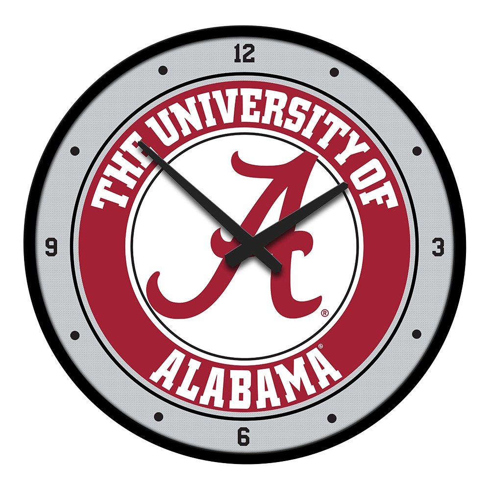 Alabama Crimson Tide: Modern Disc Wall Clock - The Fan-Brand