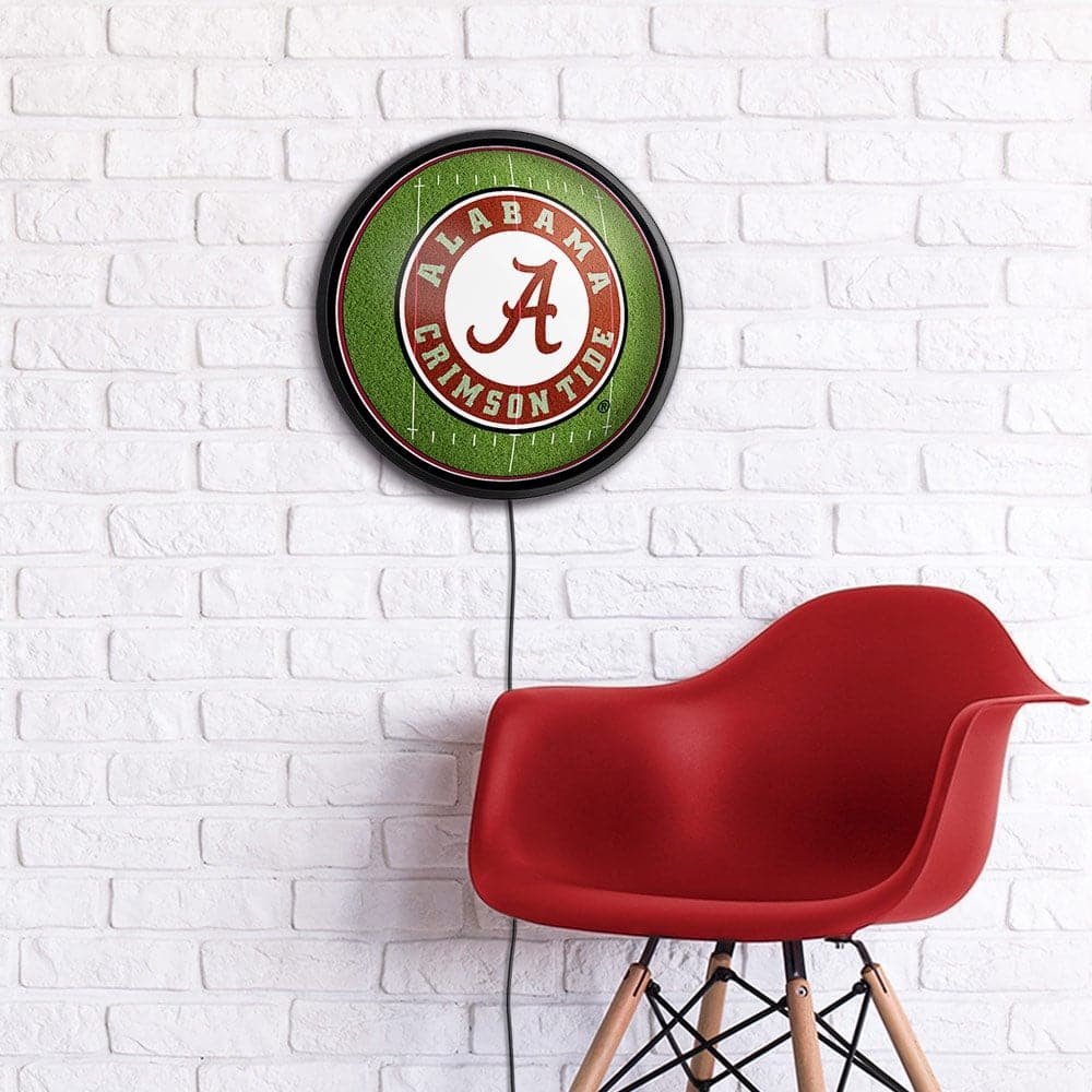 Alabama Crimson Tide: On the 50 - Slimline Lighted Wall Sign - The Fan-Brand
