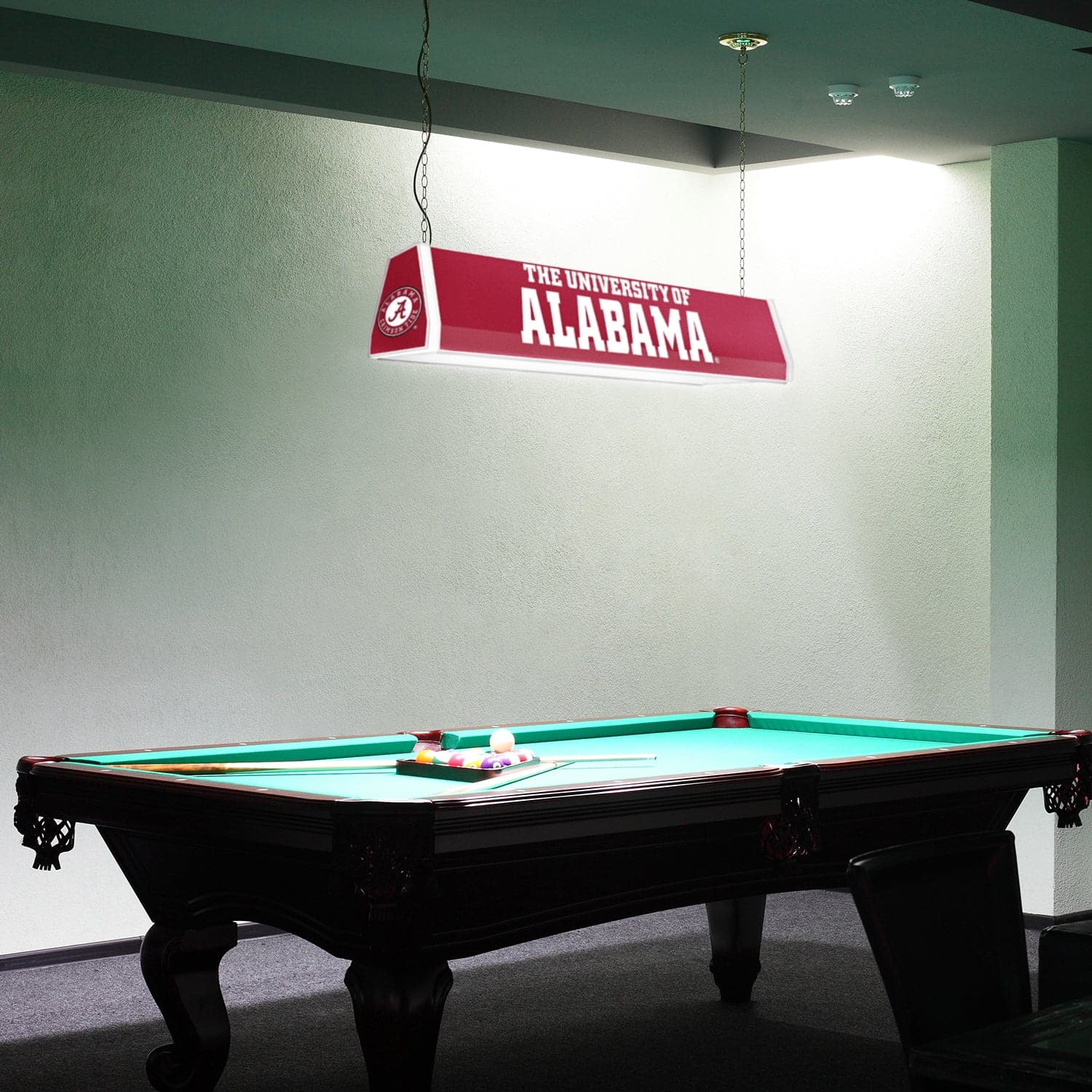 Alabama Crimson Tide: Standard Pool Table Light - The Fan-Brand