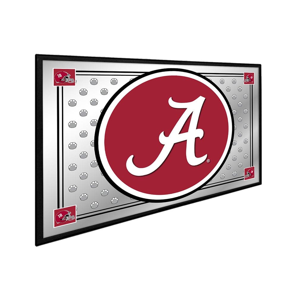 Alabama Crimson Tide: Team Spirit - Framed Mirrored Wall Sign - The Fan-Brand