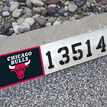 Chicago Bulls:  Address Block Logo        - Officially Licensed NBA    Outdoor Graphic