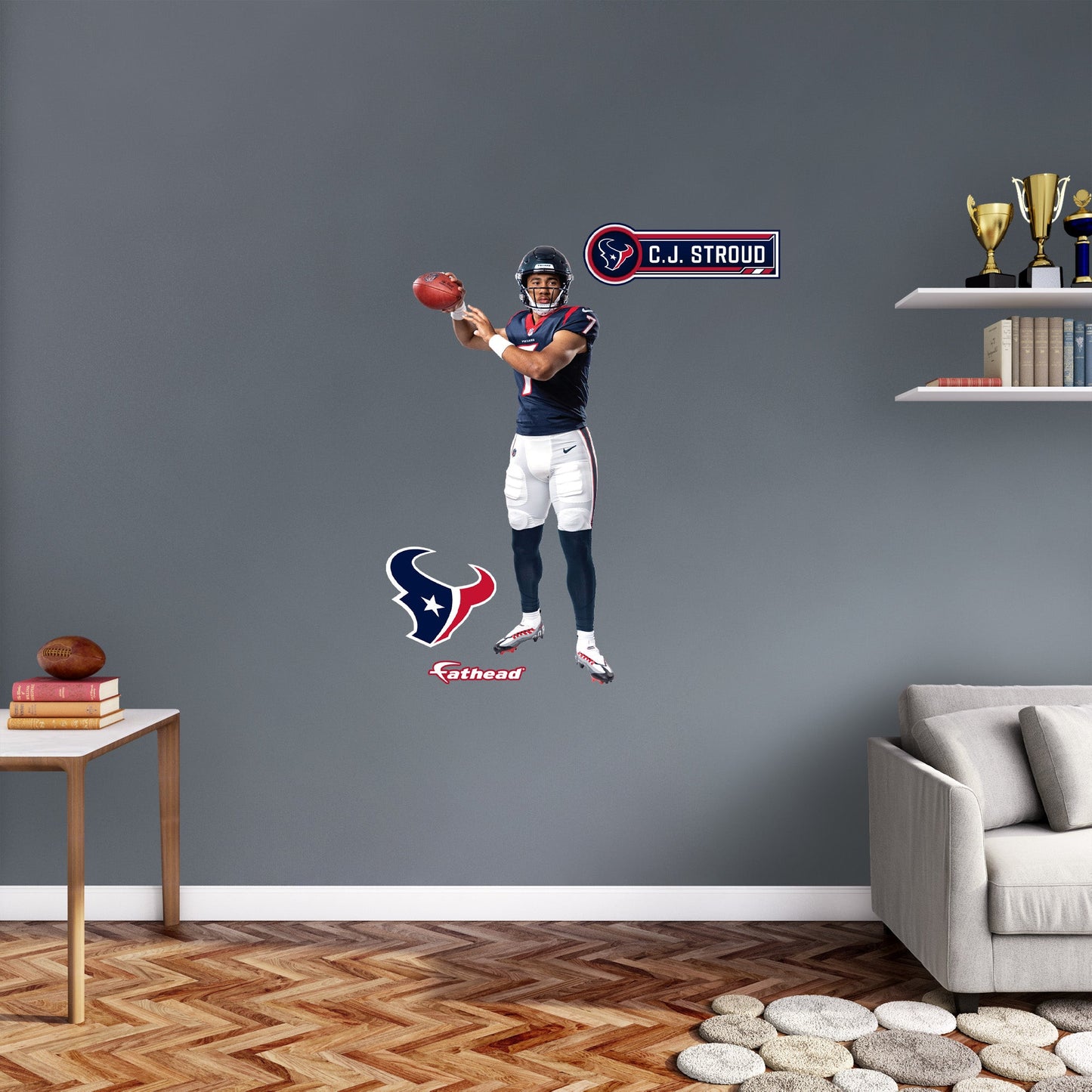 Houston Texans: C.J. Stroud  Preseason        - Officially Licensed NFL Removable     Adhesive Decal
