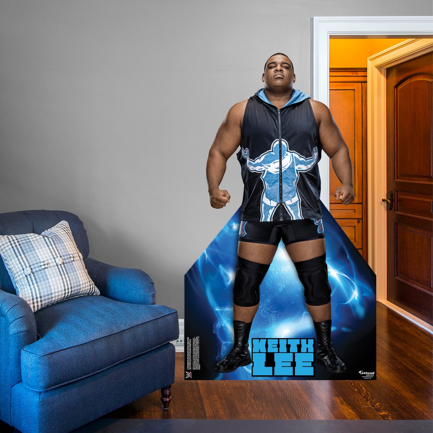 Keith Lee Foam Core Cutout - Officially Licensed WWE Stand Out