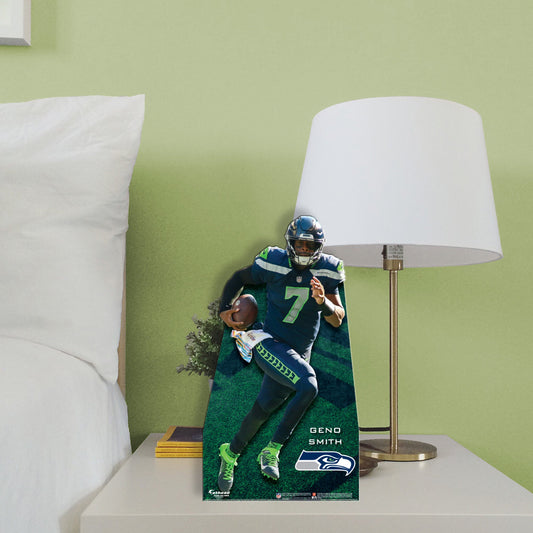 Seattle Seahawks: Geno Smith Mini Cardstock Cutout - Officially Licensed NFL Stand Out