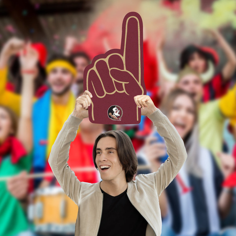 Foam Finger - Big Head - Official NCAA - Florida State Seminoles - Foam Core Cutout