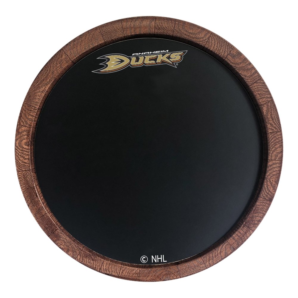 Anaheim Ducks: Chalkboard "Faux" Barrel Top Sign - The Fan-Brand