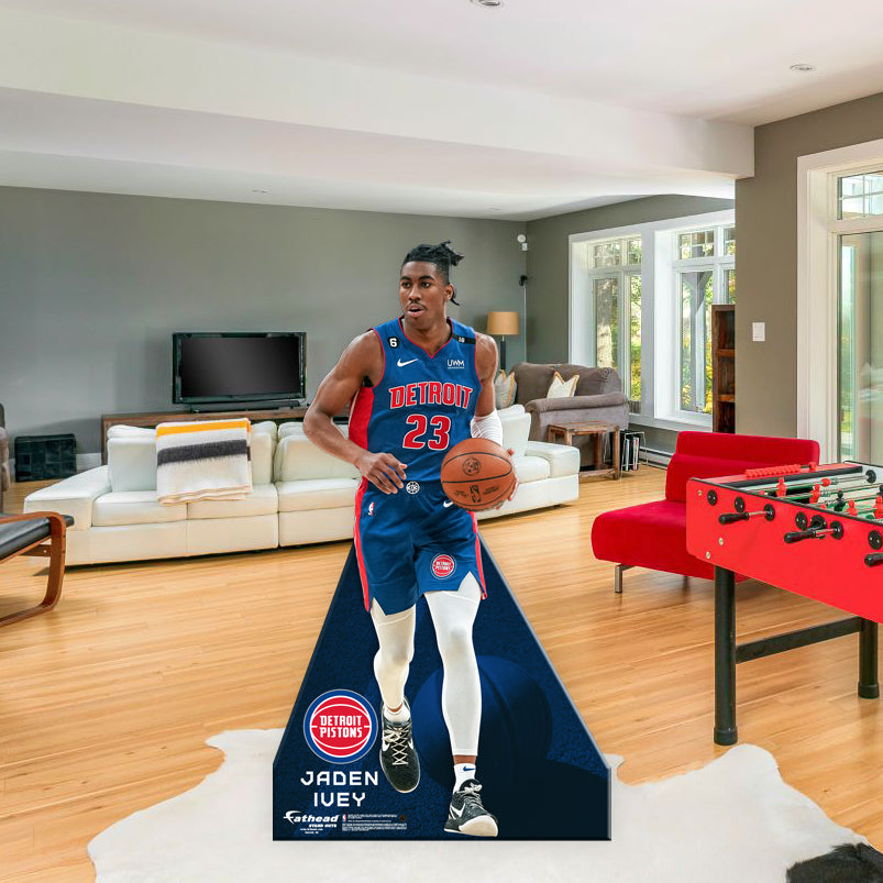 Jaden Ivey - Life-Size Stand Out - Official NBA - Detroit Pistons - Foam Core Cutout