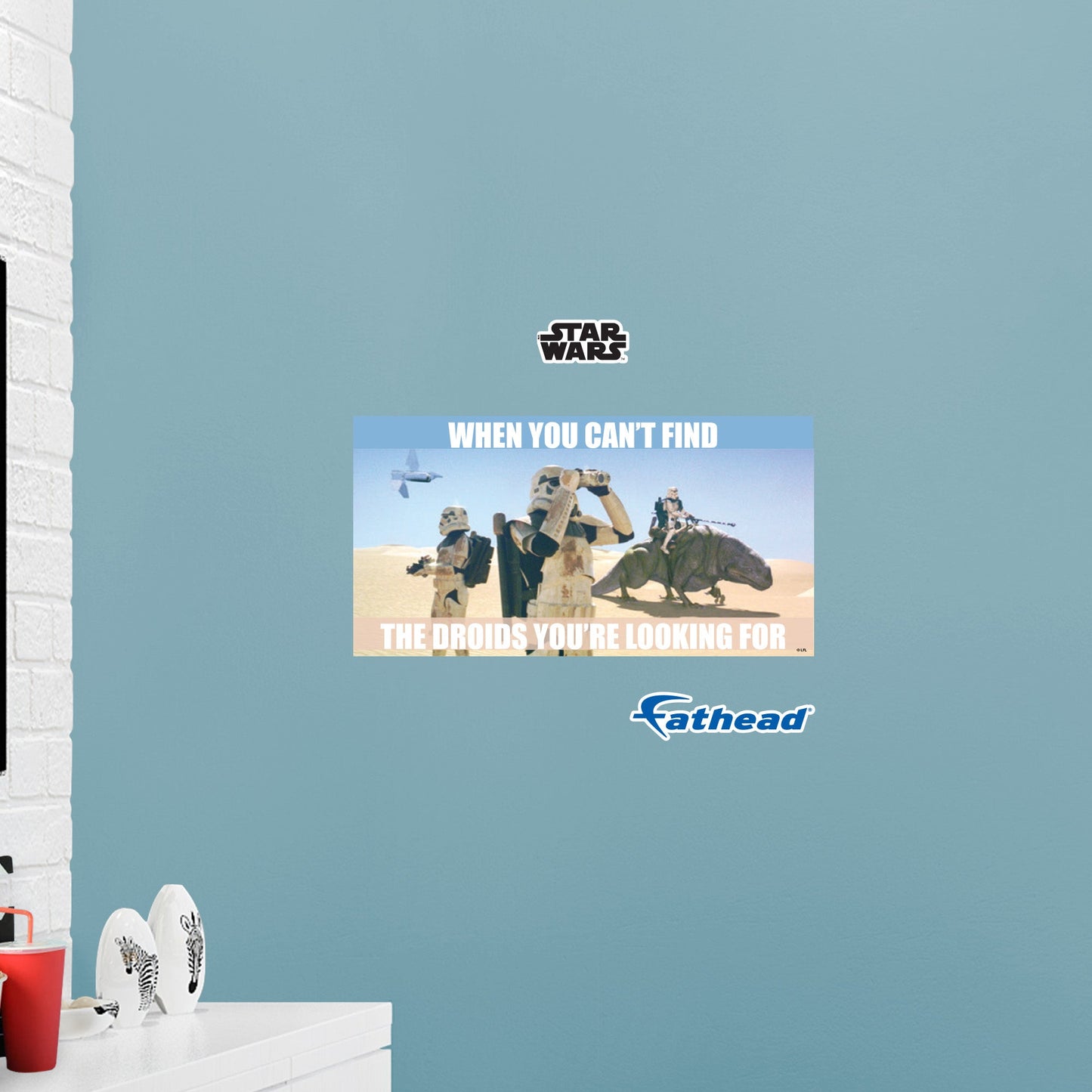 Droids meme Poster        - Officially Licensed Star Wars Removable     Adhesive Decal