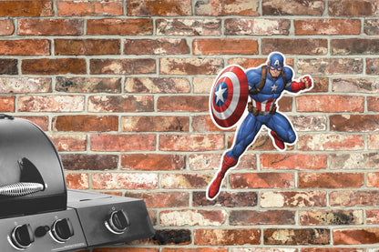 Captain America: Captain America Fighting        - Officially Licensed Marvel    Outdoor Graphic