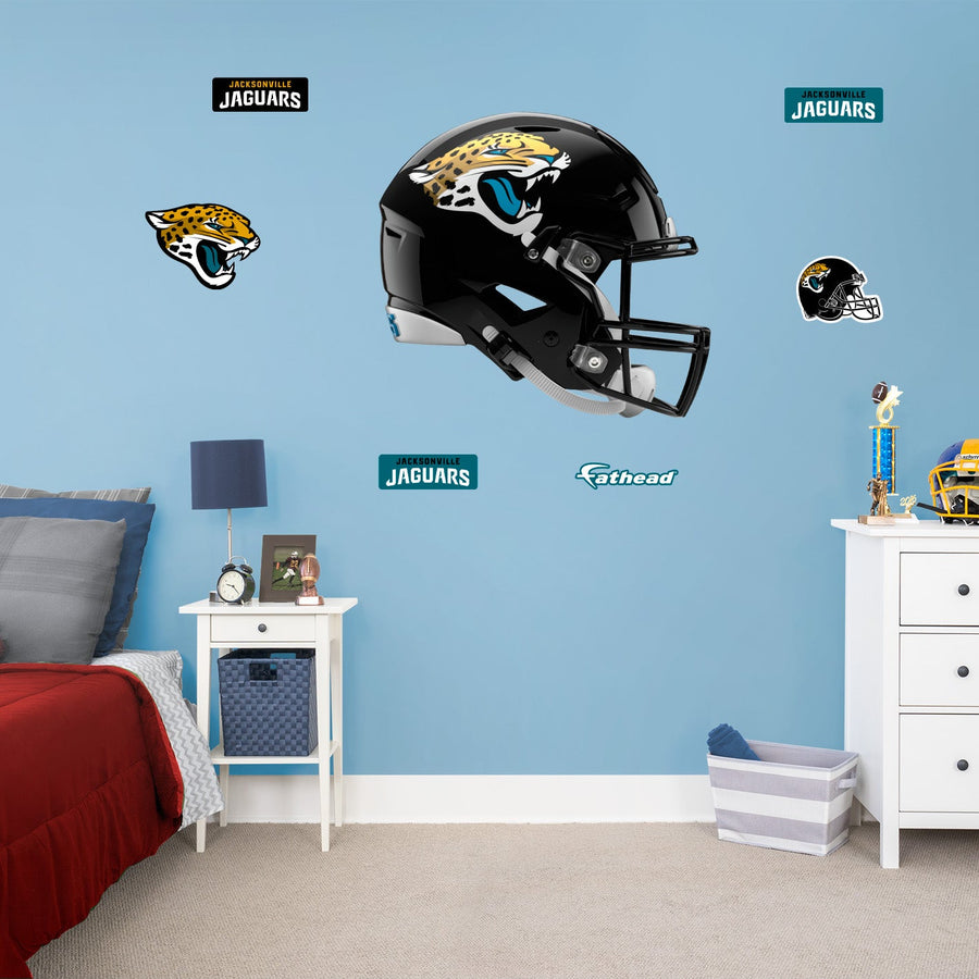Jacksonville Jaguars - RealBig Helmet Collection - Official NFL - Reusable Vinyl Wall Decals