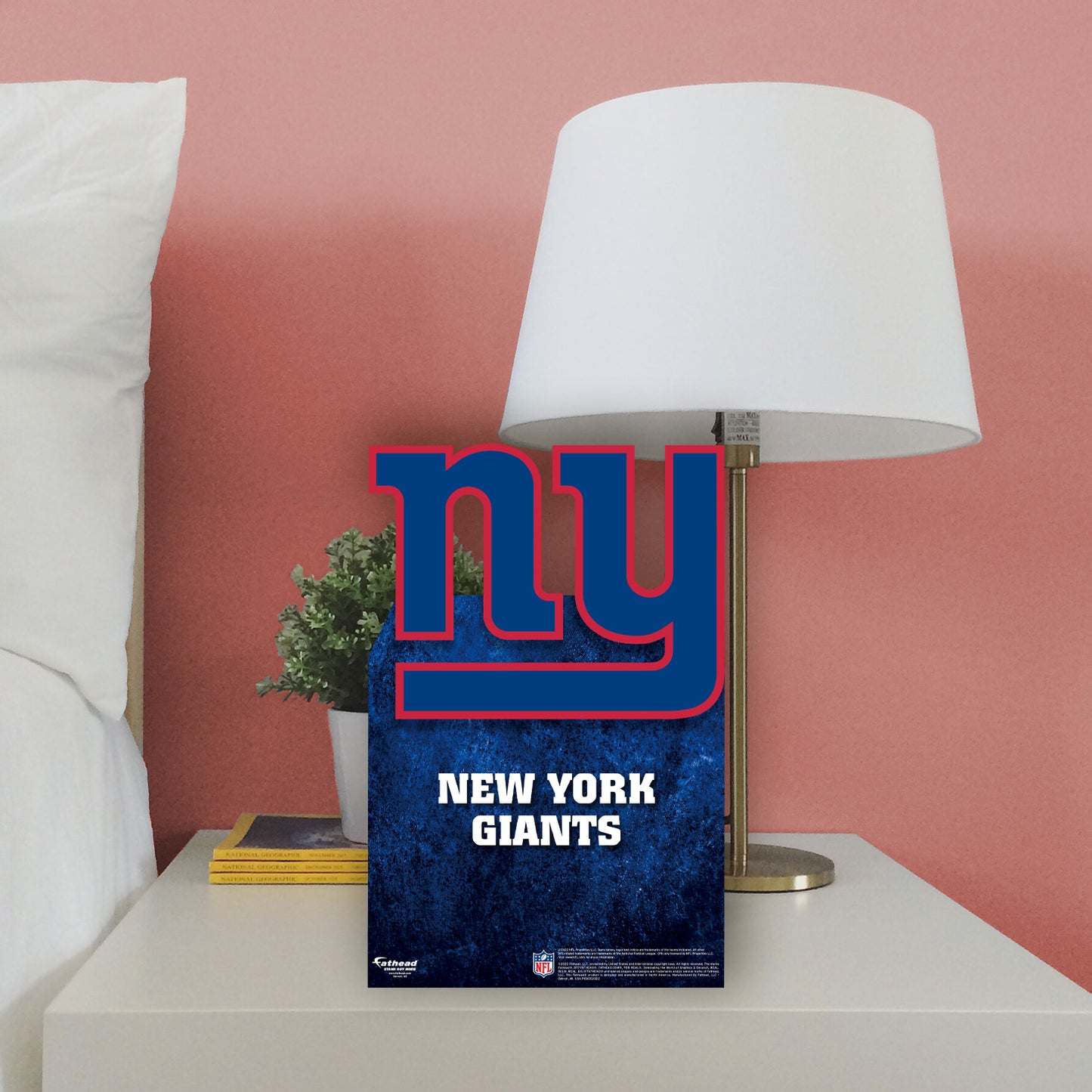 New York Giants:   Logo  Mini   Cardstock Cutout  - Officially Licensed NFL    Stand Out
