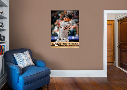 San Francisco Giants: Mike Yastrzemski  GameStar        - Officially Licensed MLB Removable Wall   Adhesive Decal