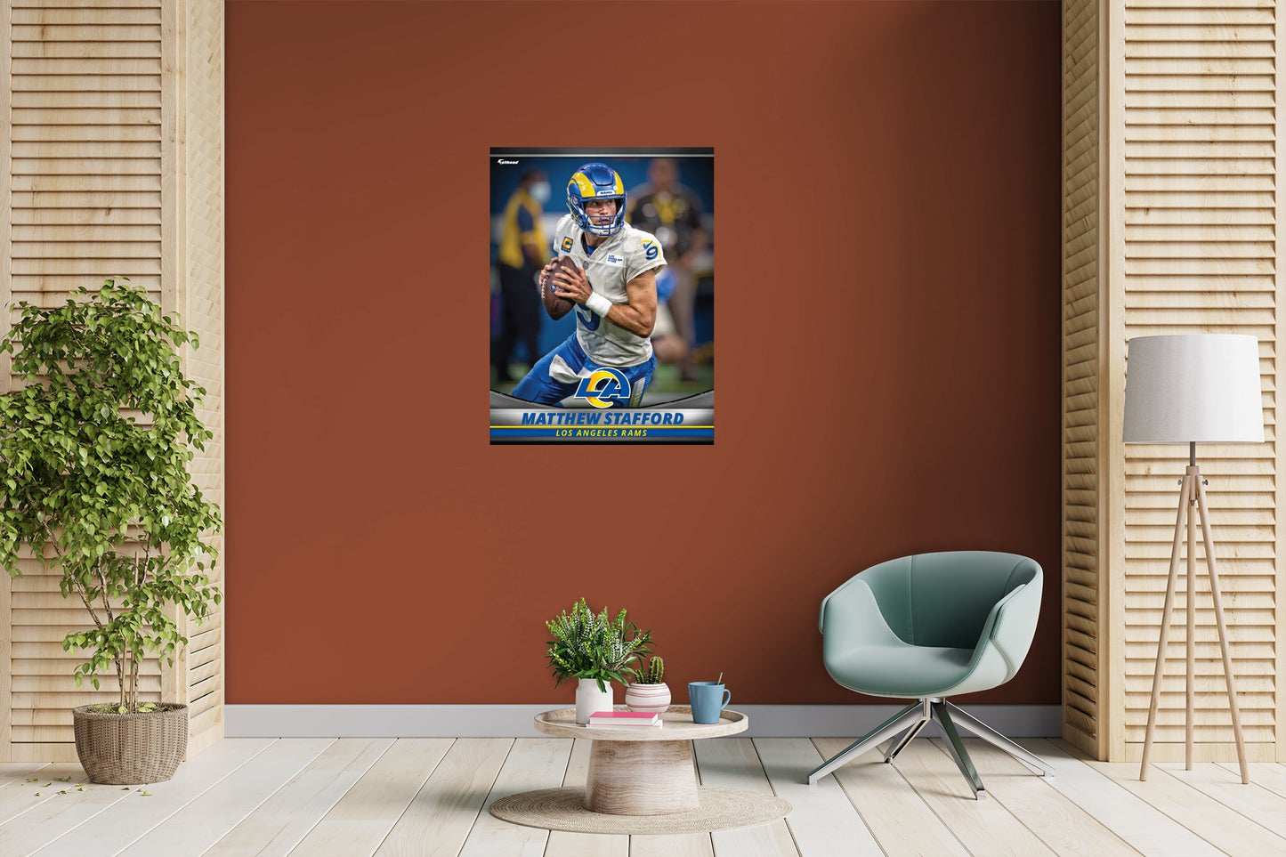 Los Angeles Rams: Matthew Stafford GameStar - Officially Licensed NFL Removable Adhesive Decal