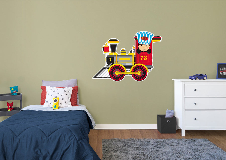 Nursery:  Engine Icon        -   Removable Wall   Adhesive Decal
