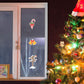 Christmas:  Sign Window Clings        -   Removable Window   Static Decal
