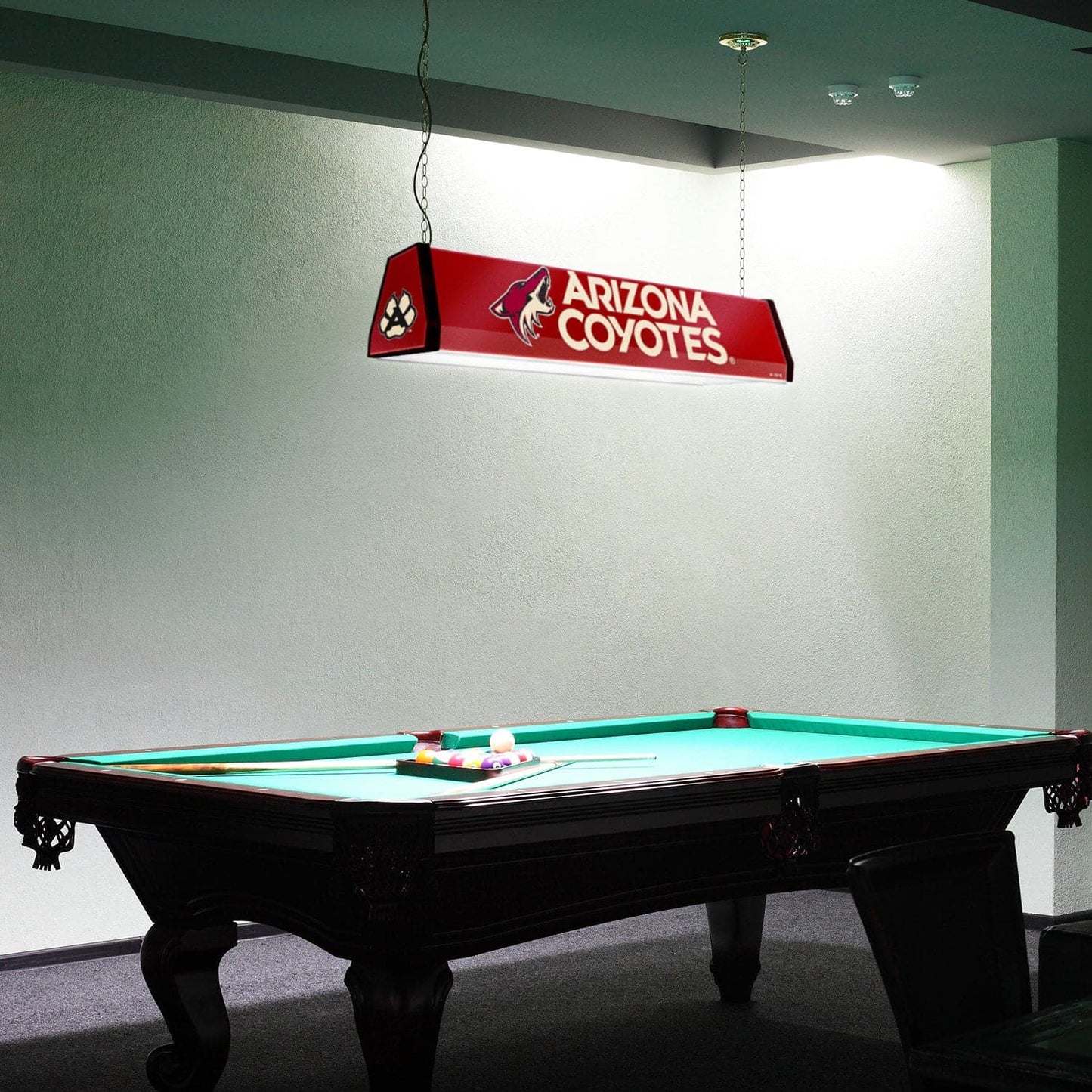 Arizona Coyotes: Standard Pool Table Light - The Fan-Brand