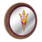 Arizona State Sun Devils: Mirrored Barrel Top Mirrored Wall Sign - The Fan-Brand