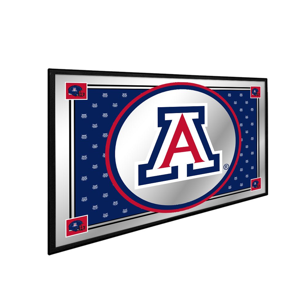 Arizona Wildcats: Team Spirit - Framed Mirrored Wall Sign - The Fan-Brand