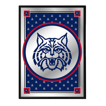 Arizona Wildcats: Team Spirit, Mascot - Framed Mirrored Wall Sign - The Fan-Brand