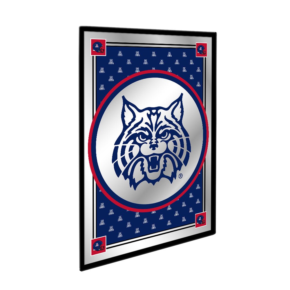 Arizona Wildcats: Team Spirit, Mascot - Framed Mirrored Wall Sign - The Fan-Brand
