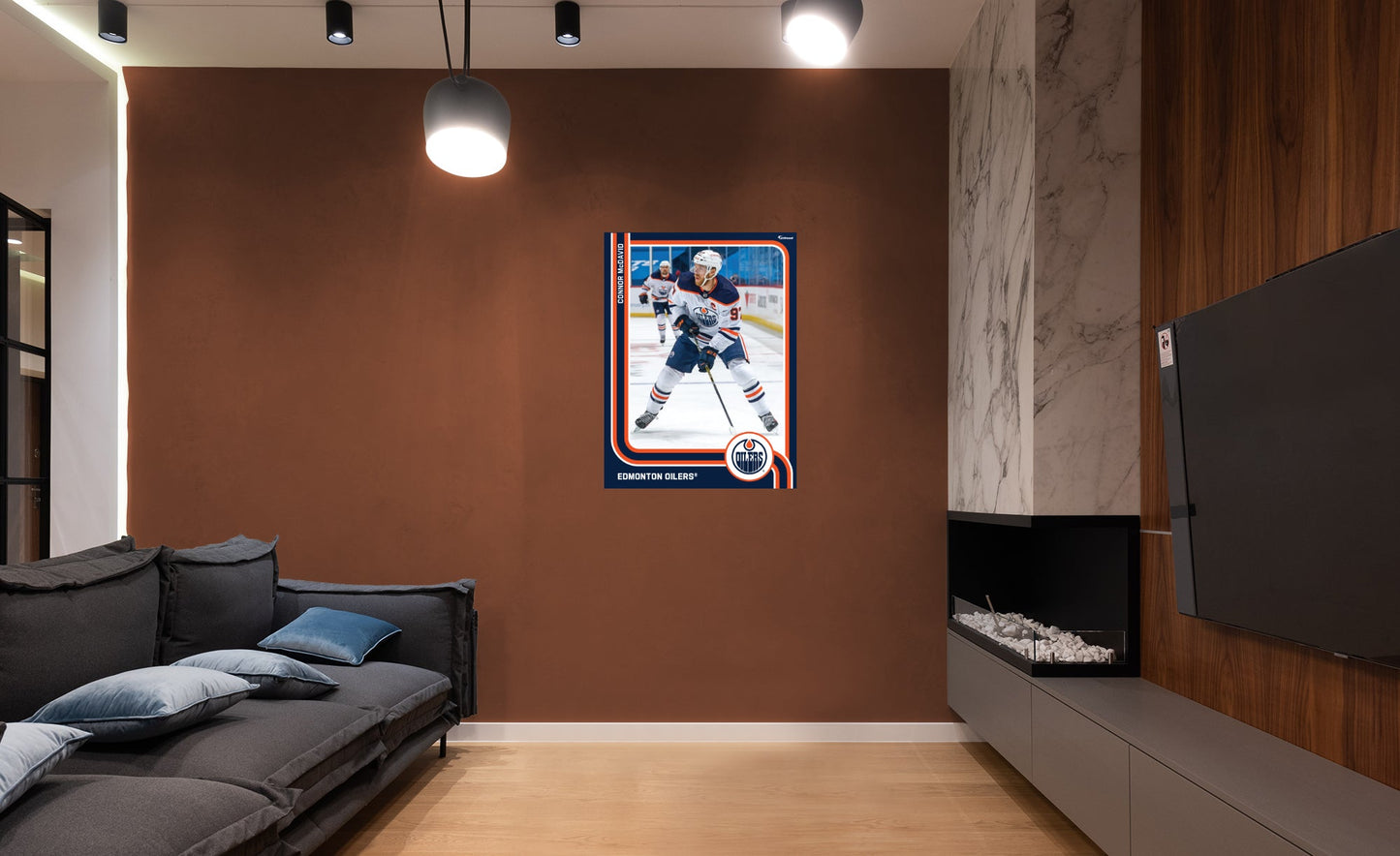 Edmonton Oilers: Connor McDavid Poster - Officially Licensed NHL Removable Adhesive Decal