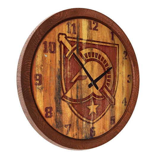 Army Black Knights: Athena's Helmet - Branded "Faux" Barrel Top Wall Clock Default Title