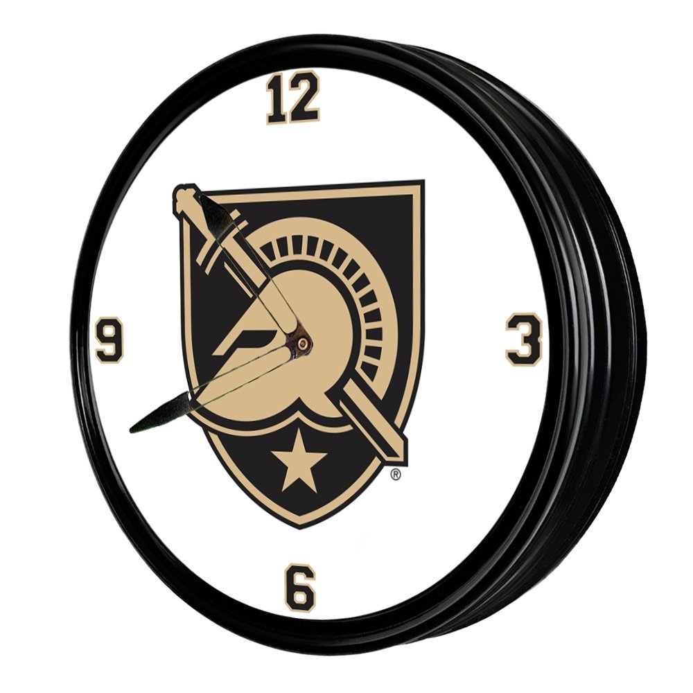 Army Black Knights: Athena's Helmet - Retro Lighted Wall Clock Default Title