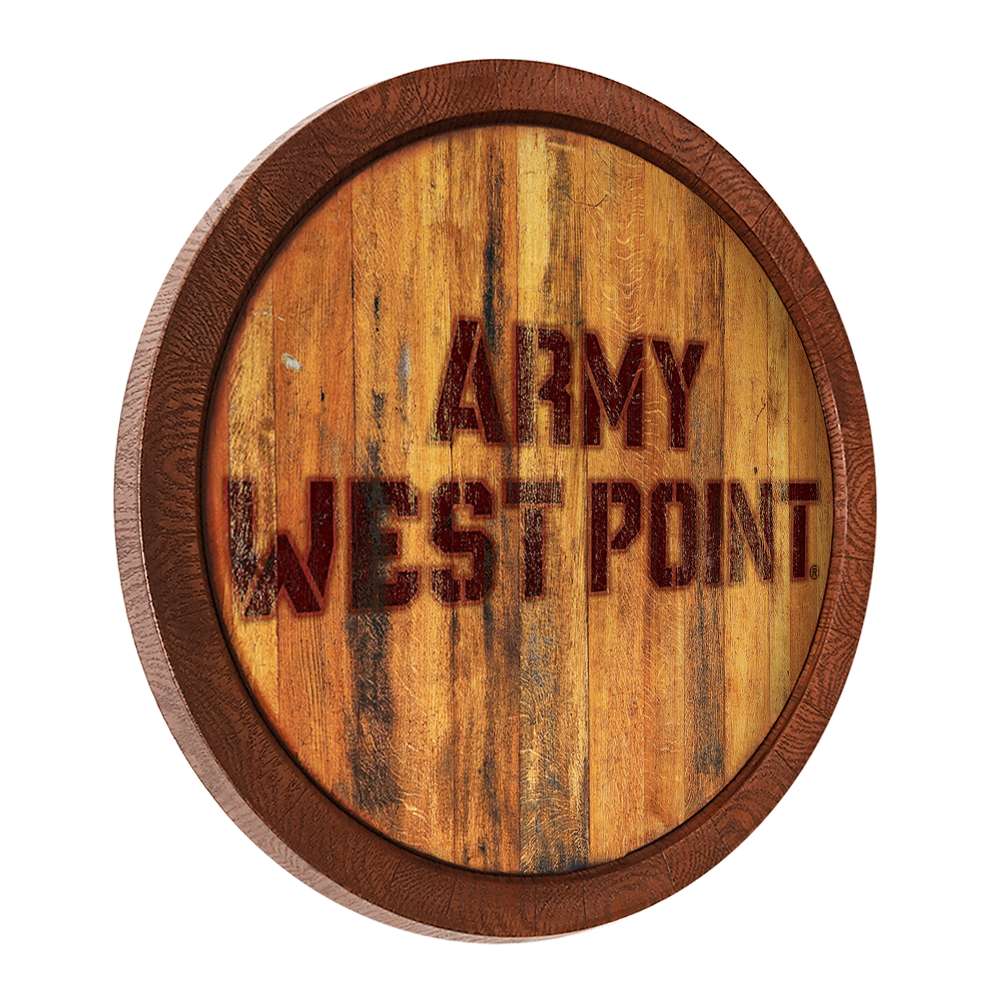 Army Black Knights: Branded "Faux" Barrel Top Sign Default Title