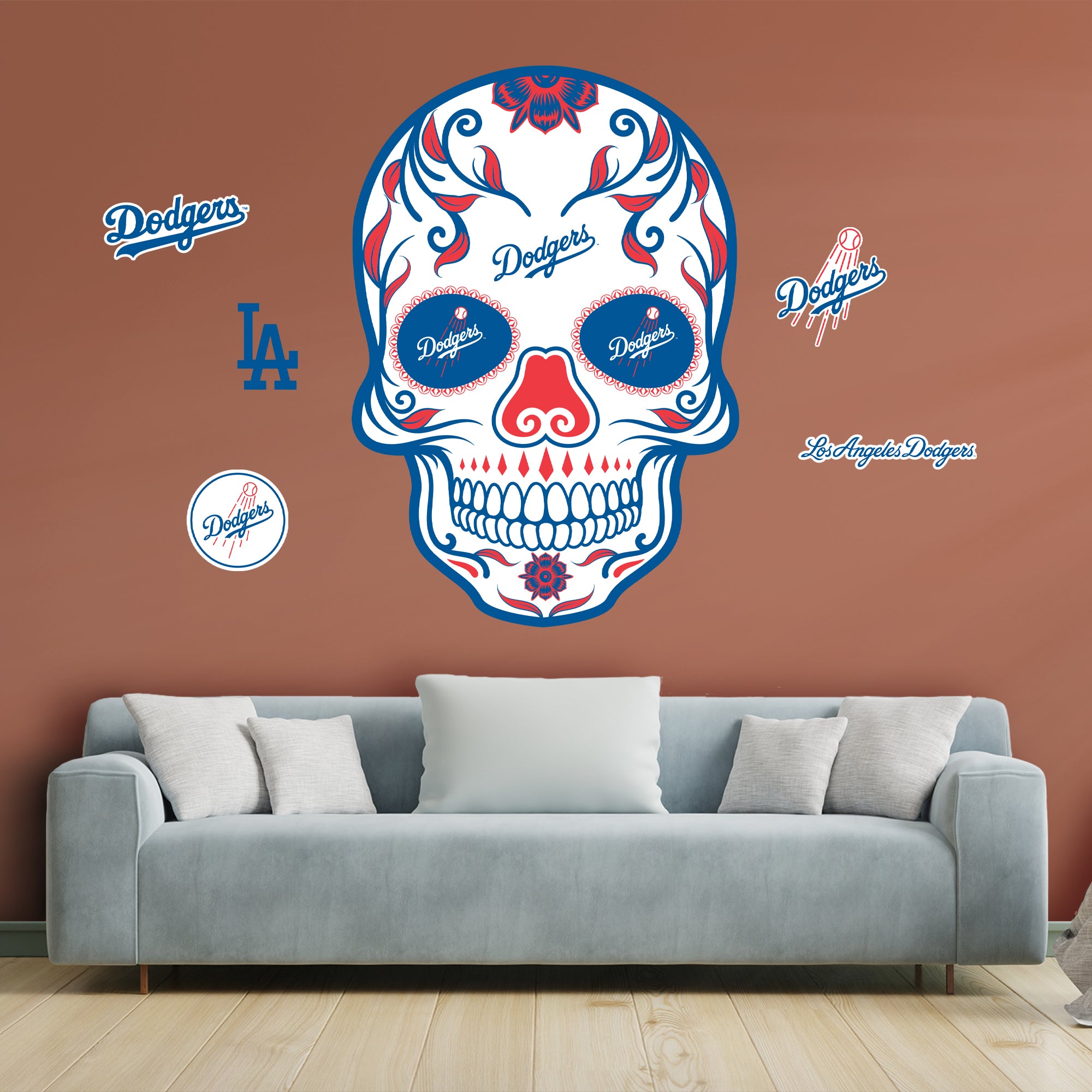 Los Angeles Dodgers: 2022 Skull - Officially Licensed MLB
