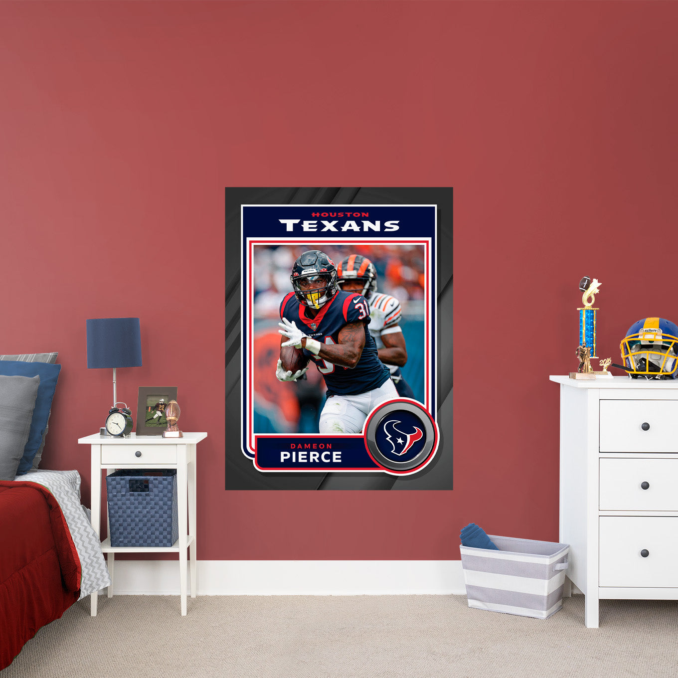 Houston Texans: Dameon Pierce 2022 Life-Size Foam Core Cutout