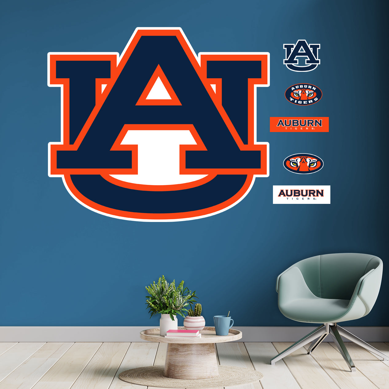 Auburn Tigers:   Logo        - Officially Licensed NCAA Removable     Adhesive Decal