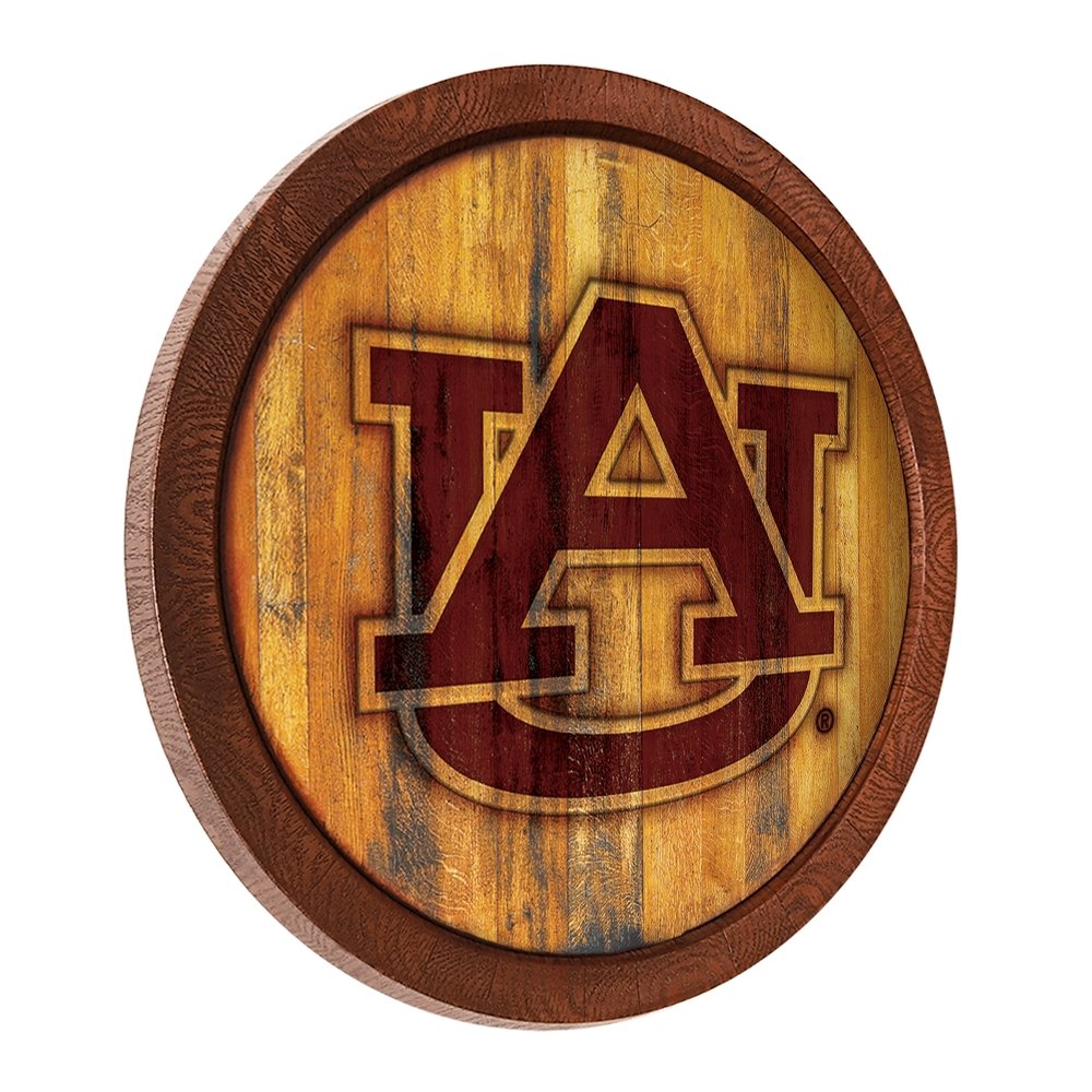 Auburn Tigers: Branded "Faux" Barrel Top Sign - The Fan-Brand