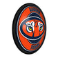 Auburn Tigers: Tiger Eyes -Round Slimline Lighted Wall Sign - The Fan-Brand