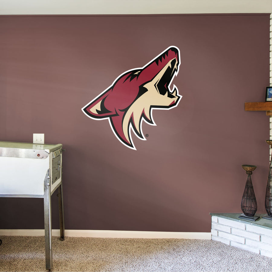 Arizona Coyotes - RealBig Logo Collection - Official NHL - Reusable Vinyl Wall Decals