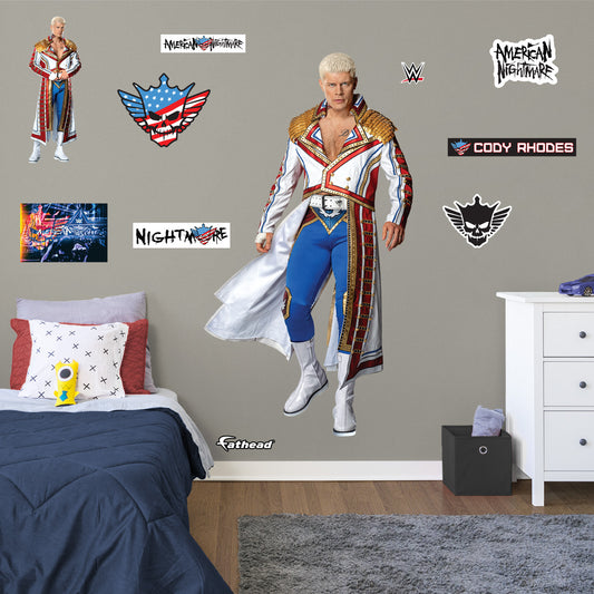 Cody Rhodes - Officially Licensed WWE Removable Adhesive Decal