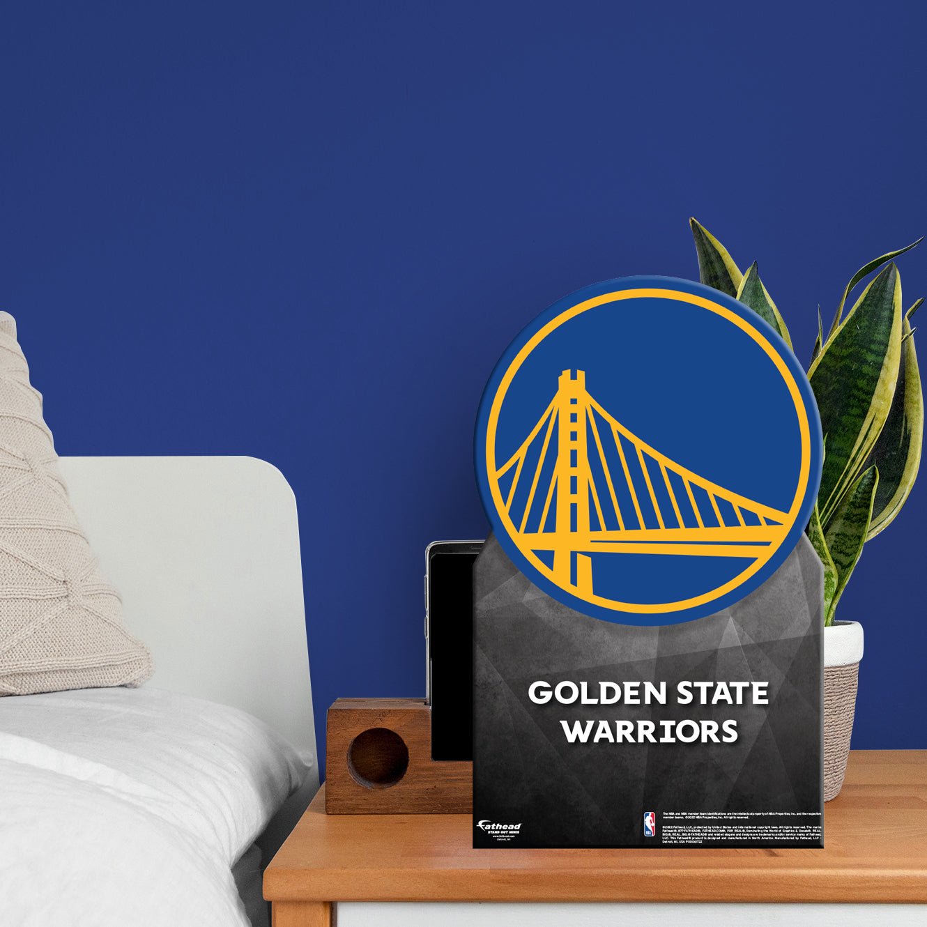 Golden State Warriors: Logo Mini Cardstock Cutout - Officially Licensed NBA Stand Out