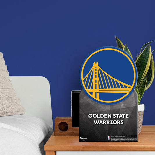 Golden State Warriors:   Logo  Mini   Cardstock Cutout  - Officially Licensed NBA    Stand Out