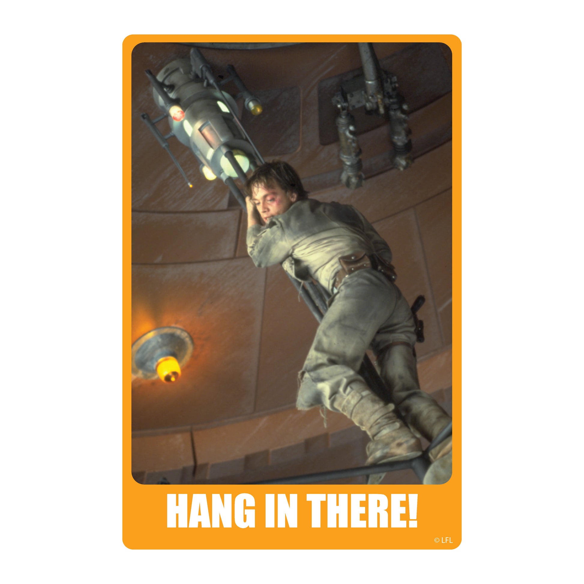 Hang In There meme magnets - Officially Licensed Star Wars Magnetic Decal