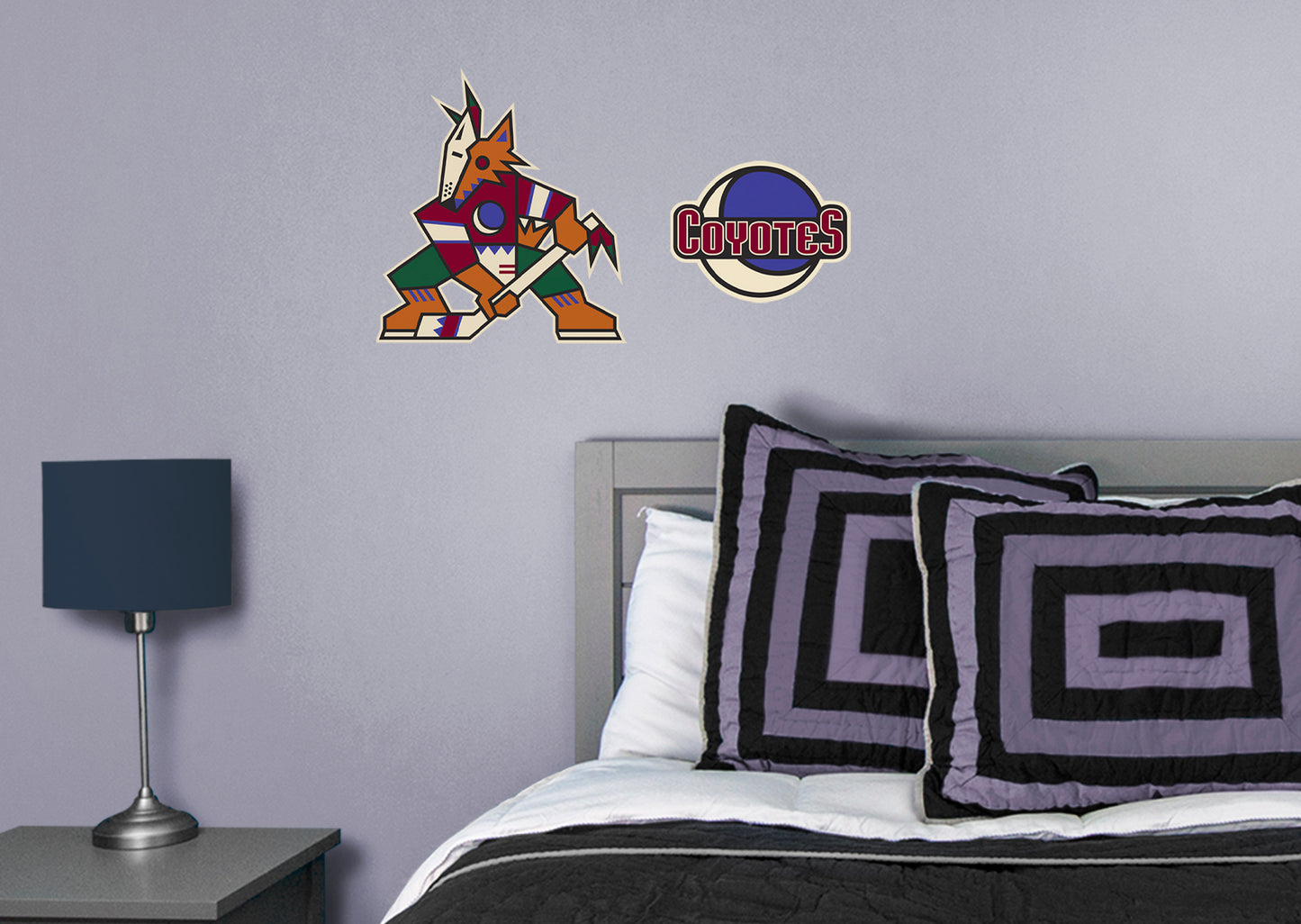 Arizona Coyotes:  2021 Kachina RealBig Logo        - Officially Licensed NHL Removable Wall   Adhesive Decal